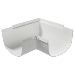 PVC BB D-Shape Gutter Corner 90D