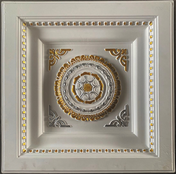 Center Piece Panel Gold & Silver LH61 300mm