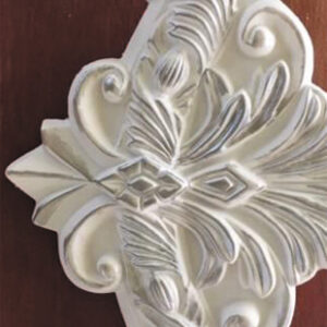 PU – Hard Cornice Color White & Silver PU101S 300mm