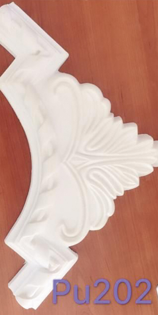 PU - Hard Cornice Color White PU202 300mm