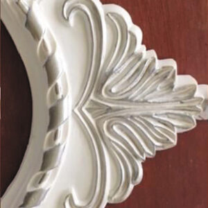 PU – Hard Cornice Color White & Silver PU202S 300mm