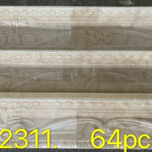 Foam Cornice Color White & Light Brown