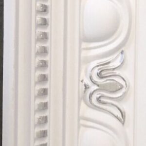 Hard Cornice Color White & Silver