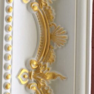 Hard Cornice Color White & Gold