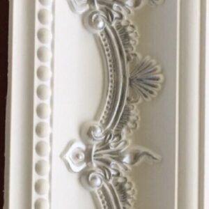 Hard Cornice Color White & Silver