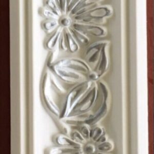 Hard Cornice Color White & Silver