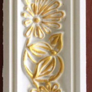 Hard Cornice Color White & Gold