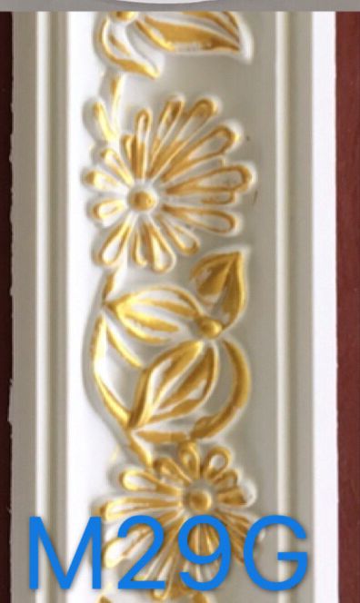 Hard Cornice Color White & Gold